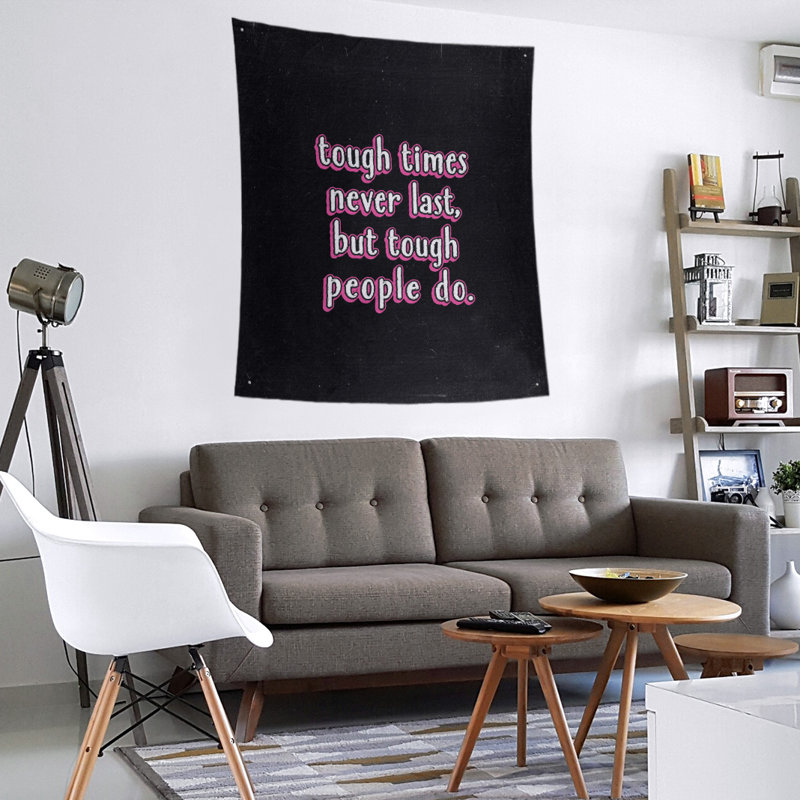 Tapisserie tableau noir en polyester rigide times quot, H 104 po x l 88 po, Rose