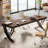  Dolliver 78.74" Extra Long Double Computer Desk With Unique Metal Legs （Only Desk)-720939358