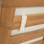 Chaise longue de patio en bois d'acacia avec dossier réglable Cade-206432567-228328279