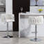 Ensemble de 2 tabourets de bar pivotants et réglables à hauteur de comptoir-1719872479