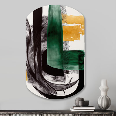 Sharief - Abstract Transitional Cylinder Shape Asymmetric Metal Wall Art