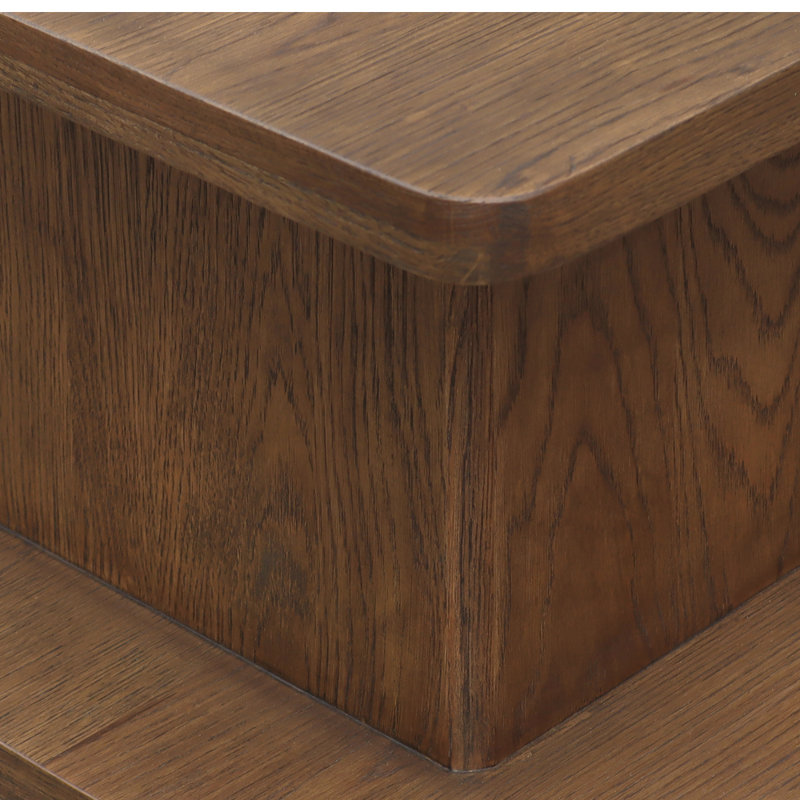 Casey Small Coffee Table Dark Brown, Dark Brown, 16" H x 40" L x 30" W