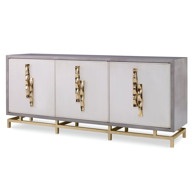 Origami 78'' W Sideboard, Gray