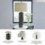 Lampe de table en métal Suzette