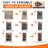 Indoor Infrared Sauna Room, 1260W/120V Canadian Hemlock Wood 1 Person Infrared saunas for Home with 7 Color Therapy Lamp, LCD Control Panel, Foot Heater, Dual Bluetooth Speakers, 32.3x32.3x66.1inch