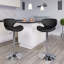 Tabouret de bar réglable en vinyle Guajardo-33309688