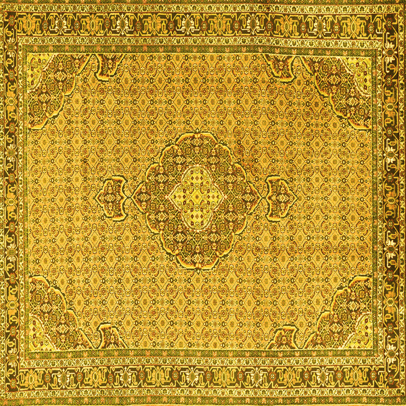 Anacelis Washable Oriental Indoor Rug, Square 7'
