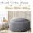 Standard Bean Bag Chair for Adults, Pre-Filled Furniture with Soft Removable Cover, Comfy Kids Refillable Sofa for Living Room Bedroom Dorm-1073204479-1073204417