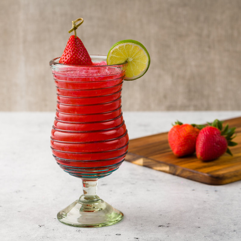 Verre mexicain soufflé à la main Meridia Hurricane