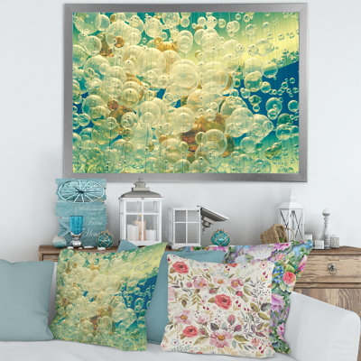 Lustre abstrait en forme de boules I - reproduction sur toile