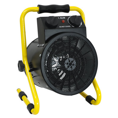 Portable Electric Space Heater Fast Heating with Overheat Protection, 1500W Greenhouse Heater, Grow Tent Heater