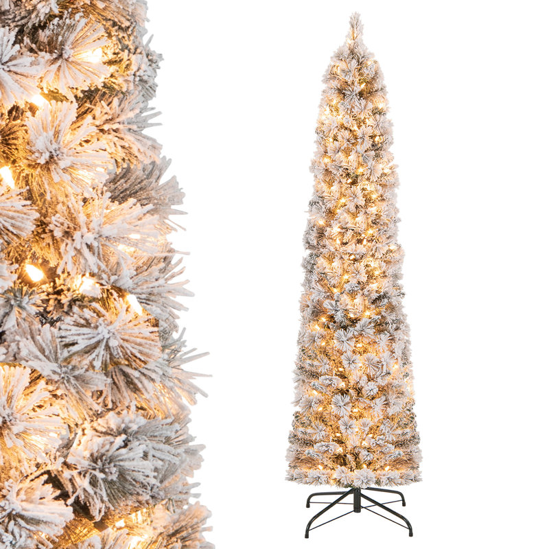 Arbre de Noël pin clair, H 6 pi