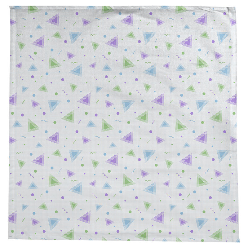 Leffel 90s Pattern Tablecloth, Peacock