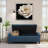 Fabric Storage Ottoman Dark Gray - Tufted Bench Chest with Removable Top & Interior Storage Space-1931808173