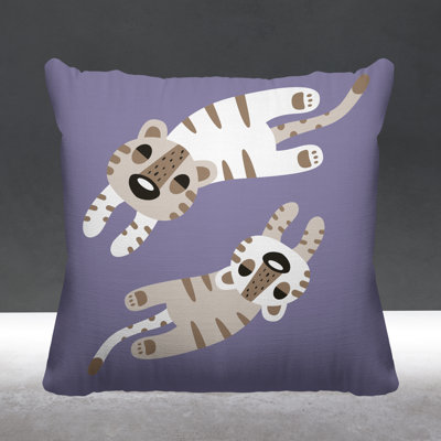 Jiba Cute Tiger Indoor Throw Pillow