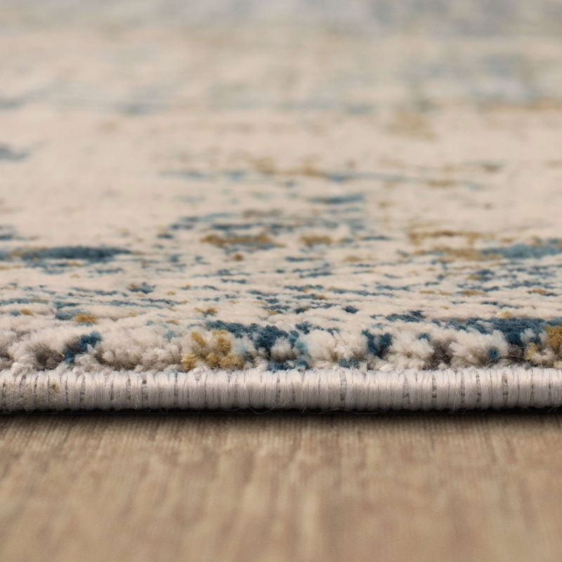 Botan Viscose Geometric Indoor Rug, Rectangle 5' x 8'