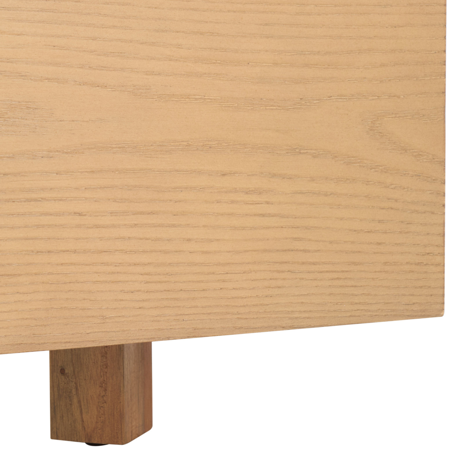 Arland Bernadina Wood Bed Frame, Natural, King