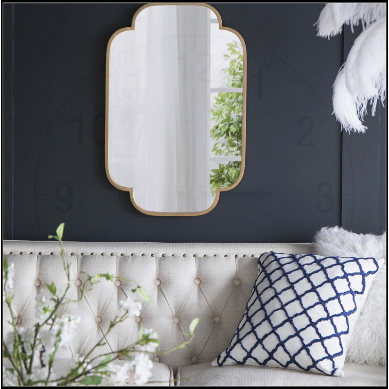 Miroir mural champagne