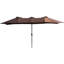 Parasol de marché extérieur 15 pi x 9 pi Zadie-26219957