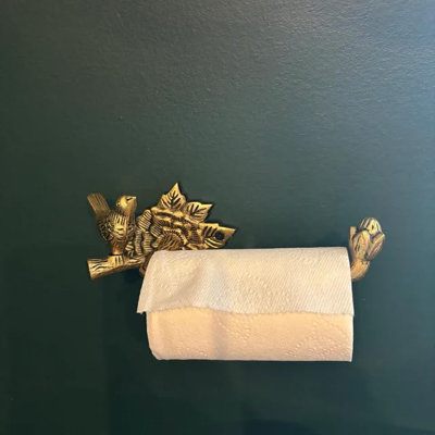 STYLENT DECOR Solid  Bird  Toilet Paper Roll Holder Bathroom Accessories Retro Toilet Paper Hook Wall Mounted Vintage