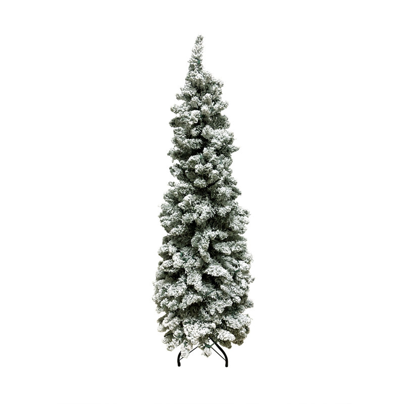 5' Flocked Holiday Tree with LED Lights