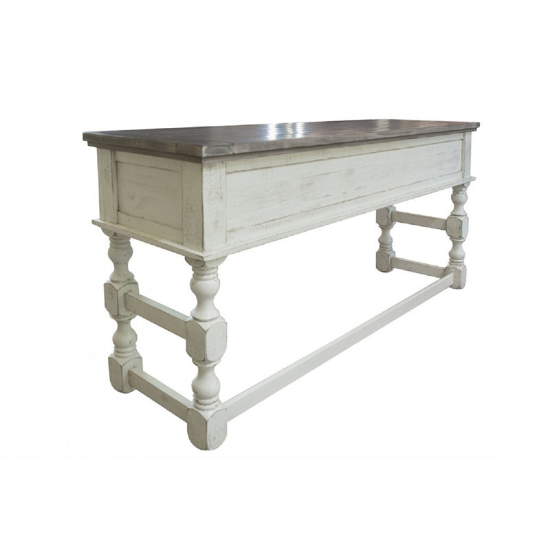 Wynnewood Glenna 76" Solid Wood Console Table