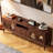 Nut-Brown Solid Wood TVStands-354566968