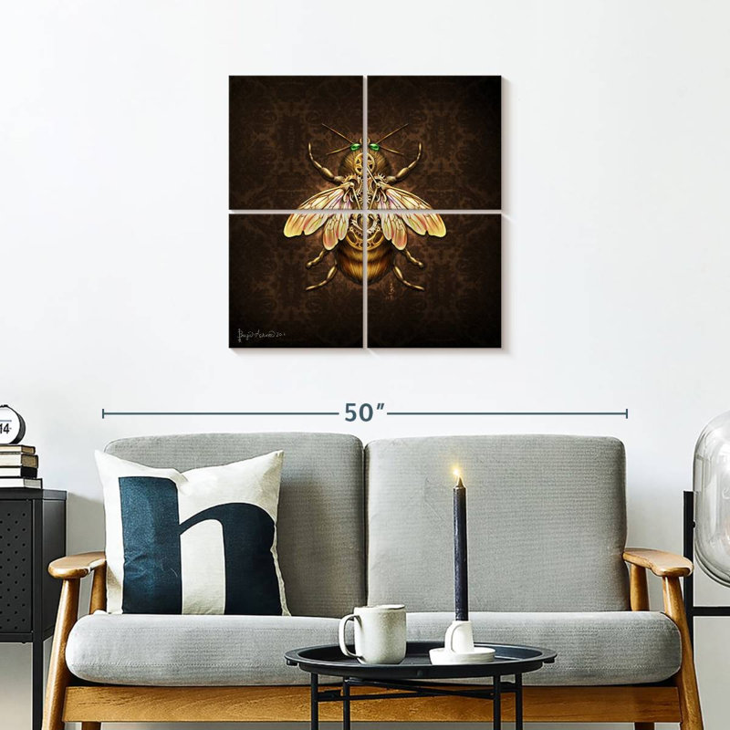 Brampt Steampunk Bee, 26" H x 26" W