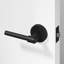 Poignée de porte Zen Design moderne dissimulé pour (Hall et garde-robe) - Style minimaliste élégant en noir mat-114645564