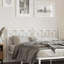 Vidaxl Metal Replace Headboard White 200 Cm-104509716-104509721