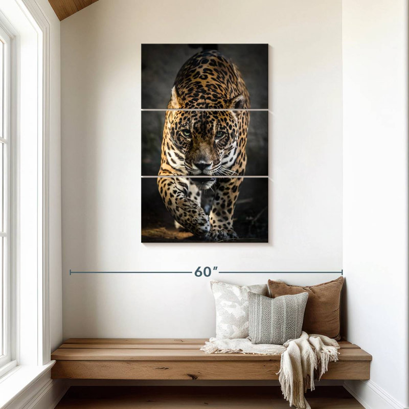 Brampt Strutting Jaguar, 45" H x 28" W