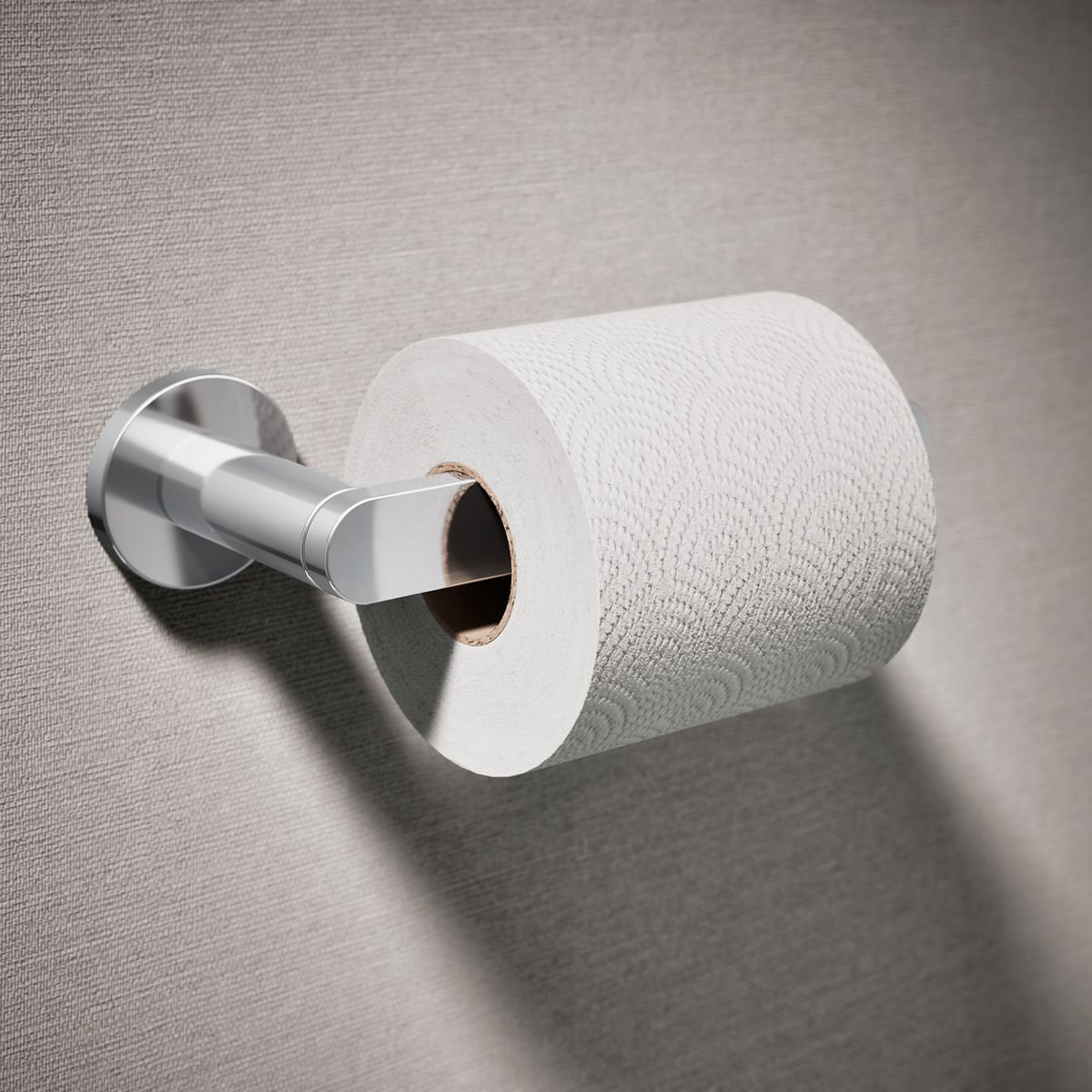 Composed Toilet Paper Holder, Polished Chrome