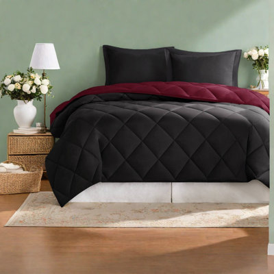 Ensembles de literie pour grand lit confortable en microfibre, maison moderne réversible