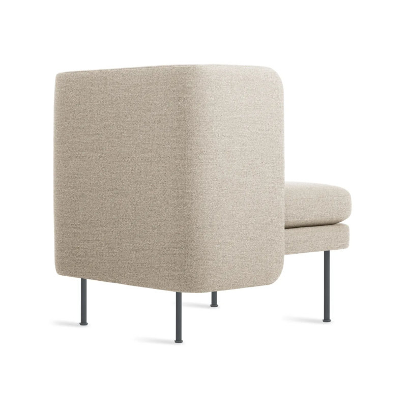Bloke Club Chair, Tait Stone Textured Basketweave, Slate