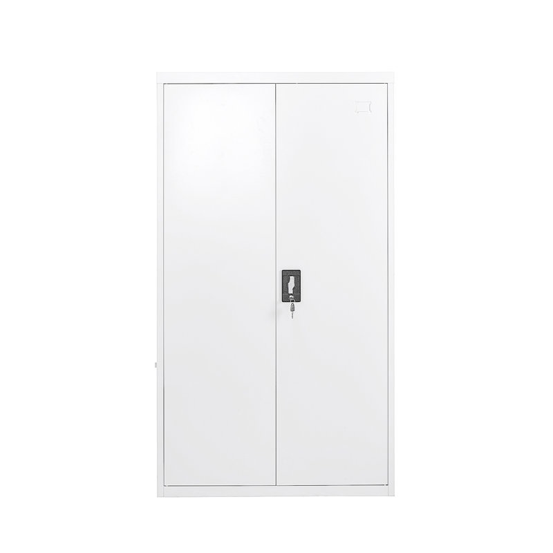 2 -Door 3 -Shelf Storage Cabinet, White  - 75cm(w) x  38cm(d) x 140cm(h)