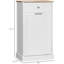 Poubelle de cuisine inclinable (blanc)