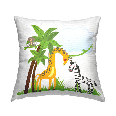 Polyester Throw Square Indoor/Outdoor Pillow Cover & Insert by Kim Allen