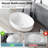 Bothwa Home 5.91"H Ceramic Countertop Oval Vanity Sink, Stain Resistant, Scratch Resistant, Leak Resistant, Art Basin