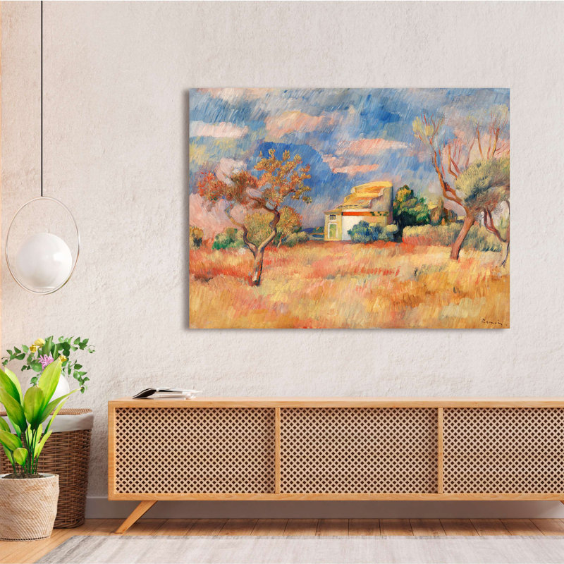 Wrapped Canvas Print: Pierre-Auguste Renoir, Dovecote at Bellevue, 40cm H x 60cm W