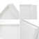48"X13” Premium Stainless Steel White Cream Rectangular Recessed Shower Niche 18 Gauge