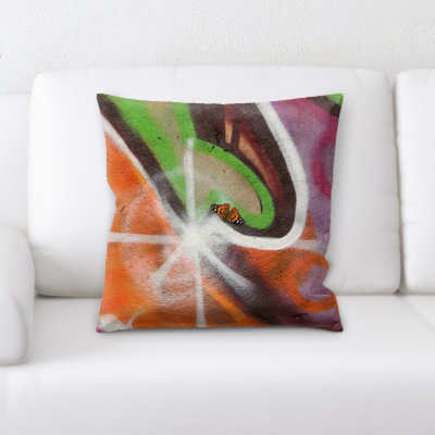 Microsuede Reversible Throw Pillow