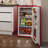 3.2 Cu.Ft Mini Fridge with Freezer, Single Door Compact Refrigerator with Adjustable Thermostat, Shelf and Reversible Door for Bedroom, Dorm, Home Office, Energy Efficient,-112659028