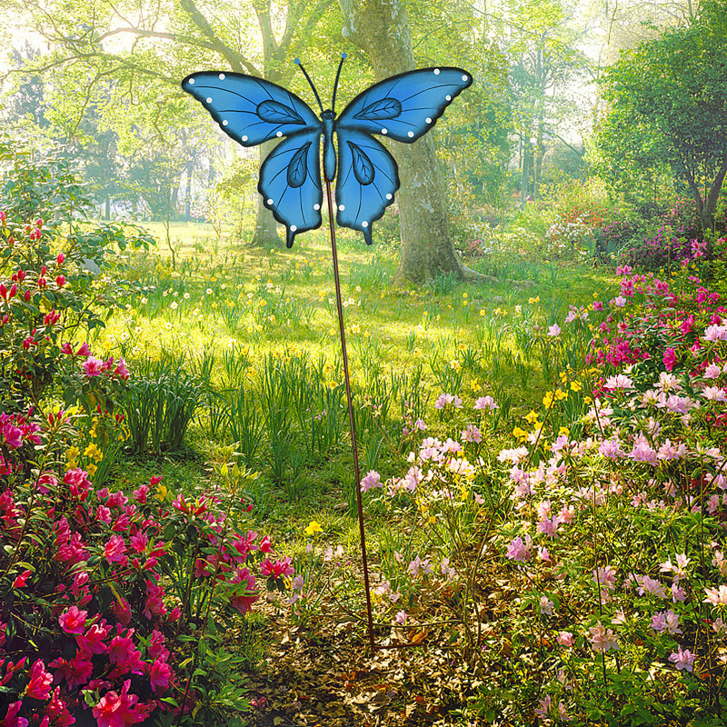 Piquet de jardin 40 po, Bleu