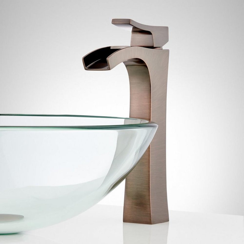 Vilamonte Vessel Sink Faucet Single-handle Bathroom Faucet with Drain Assembly, Oil Rubbed Bronze