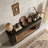 2-Tier Wooden Rectangular Sofa Hallway Table