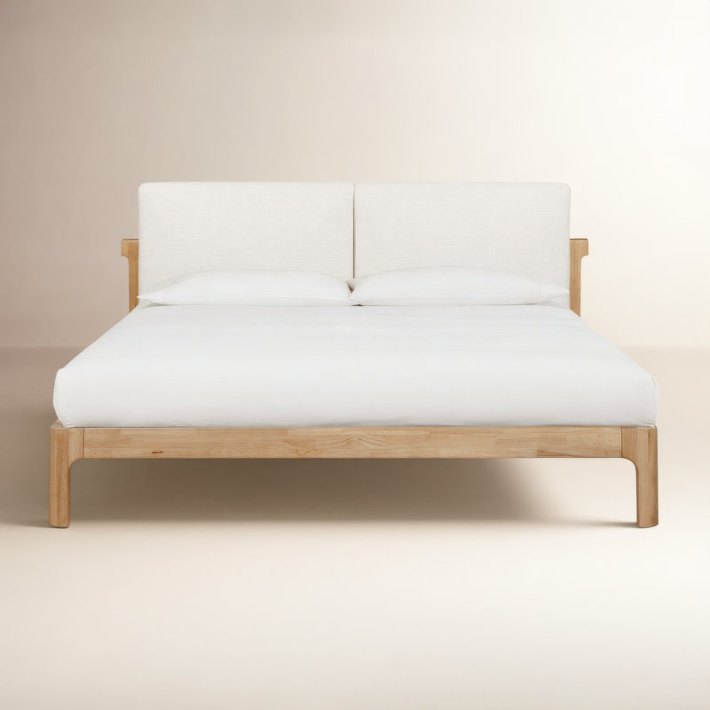 Furano Upholstered Two Cushion Platform Bed, Queen