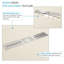 Base de douche Transolor Trimslate 48 po avec double seuil réglable et bonde centrale-115485151