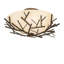 Branches 4 - Light Semi Flush Mount