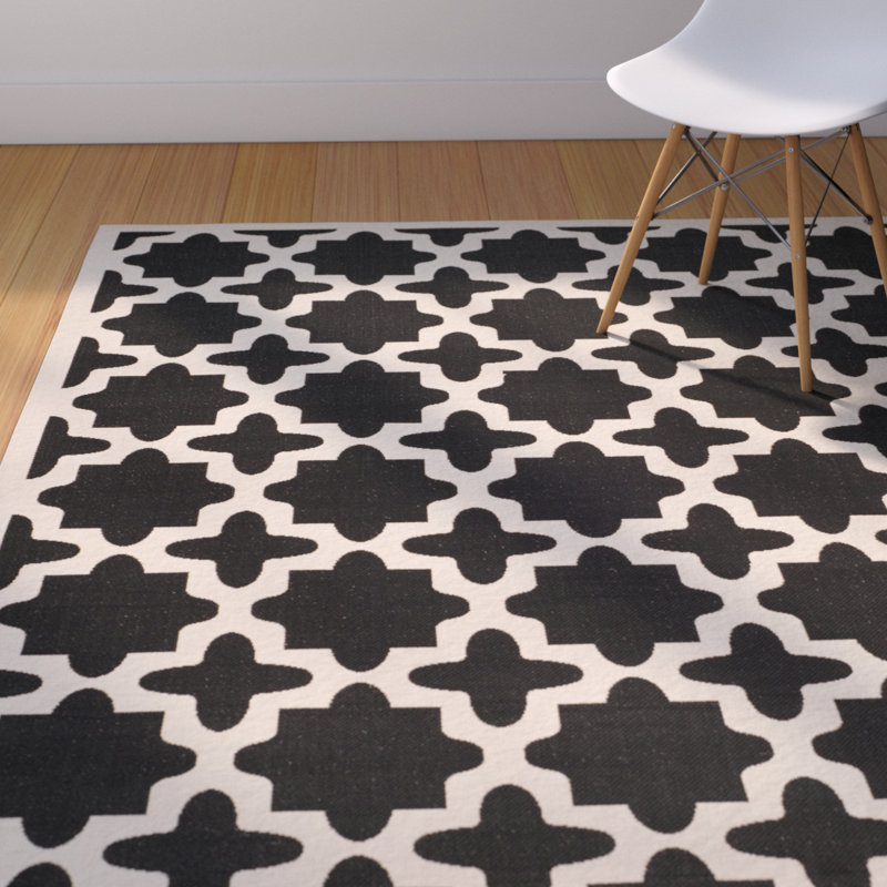 Herefordshire Performance Geometric Indoor/Outdoor Area Rug, Rectangle 8' x 11'