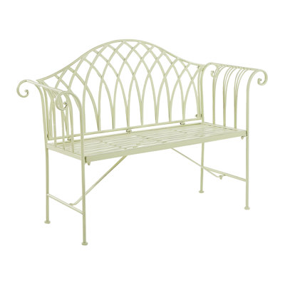Neal 130 cm W Iron Patio Bench